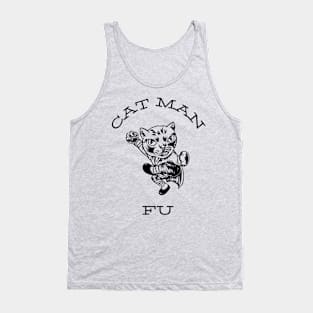 Cat man fu Tank Top